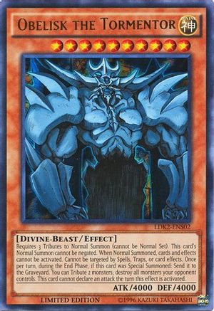 Image of Obelisk the Tormentor [LDK2-ENS02] Ultra Rare