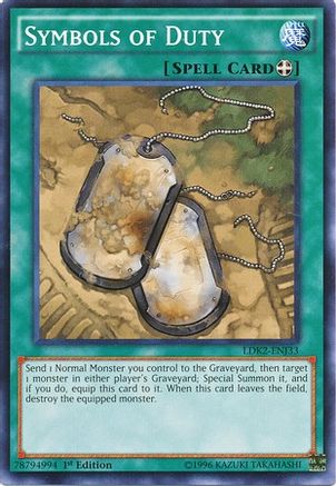 Image of Symbols of Duty [LDK2-ENJ33] Common