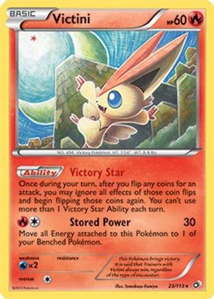 Image of Victini (23/113) (Theme Deck Exclusive) [Black & White: Legendary Treasures]