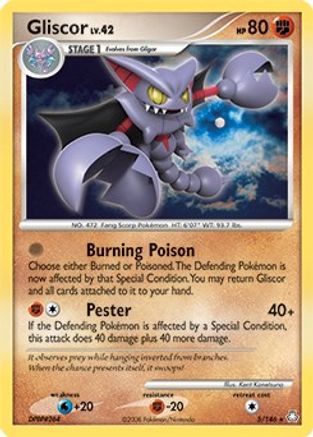 Image of Gliscor (5/146) (Theme Deck Exclusive) [Diamond & Pearl: Legends Awakened]
