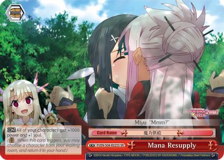 Image of Mana Resupply (PI/EN-S04-E025S SR) [Fate/kaleid liner PRISMA ILLYA DX]