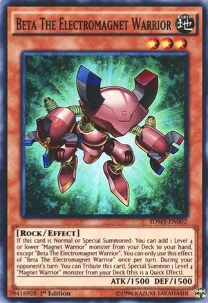 Image of Beta The Electromagnet Warrior [SDMY-EN002] Super Rare