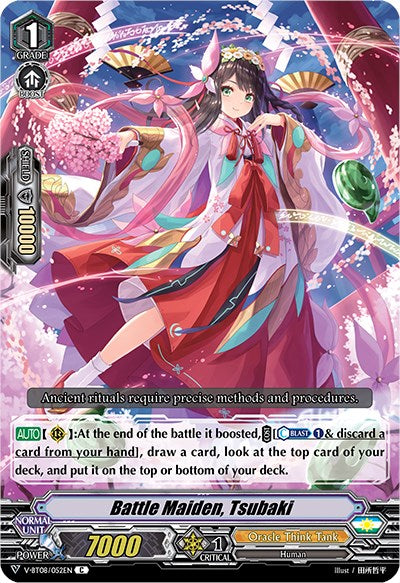 Image of Battle Maiden, Tsubaki (V-BT08/052EN C) [Silverdust Blaze]