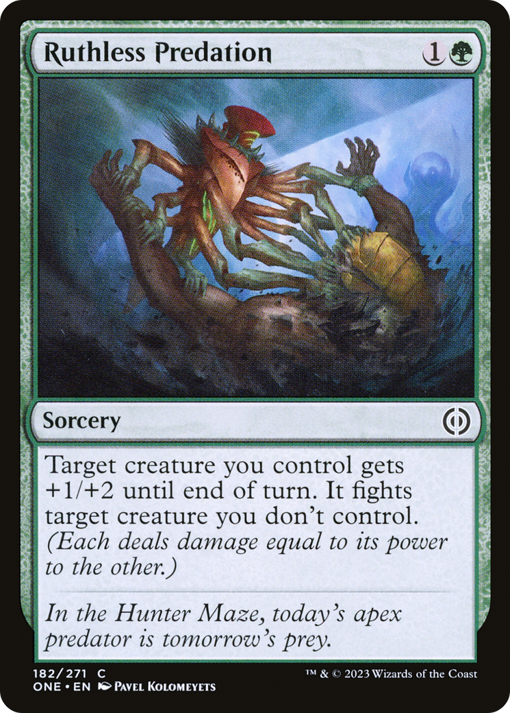 Image of Ruthless Predation [Phyrexia: All Will Be One]