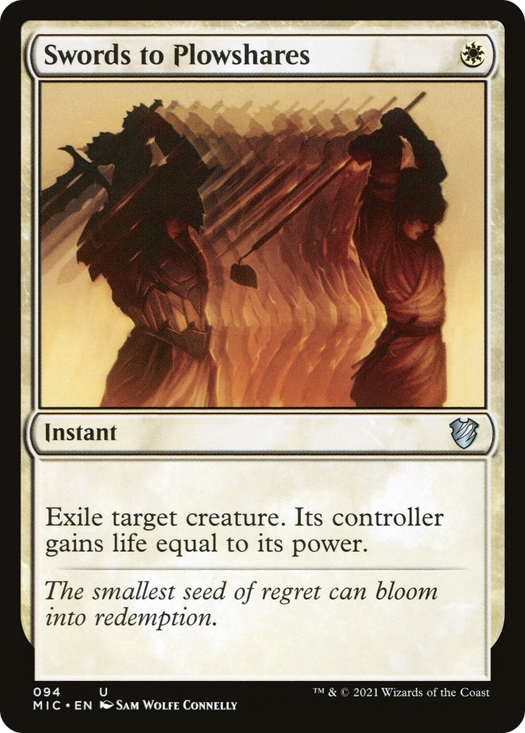 Image of Swords to Plowshares [Innistrad: Midnight Hunt Commander]
