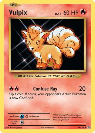 Image of Vulpix (14/108) [XY: Evolutions]