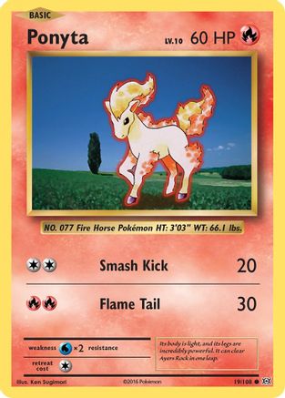 Image of Ponyta (19/108) [XY: Evolutions]