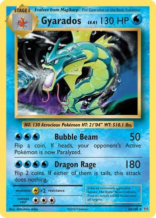 Image of Gyarados (34/108) [XY: Evolutions]