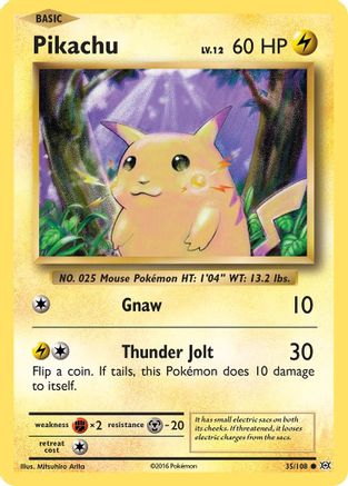Image of Pikachu (35/108) [XY: Evolutions]