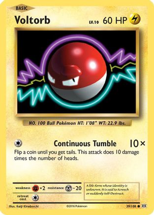 Image of Voltorb (39/108) [XY: Evolutions]