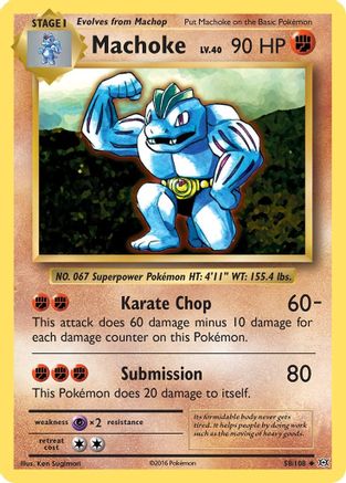 Image of Machoke (58/108) [XY: Evolutions]