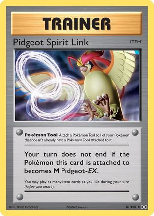 Image of Pidgeot Spirit Link (81/108) [XY: Evolutions]