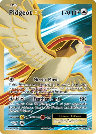 Image of Pidgeot EX (104/108) [XY: Evolutions]