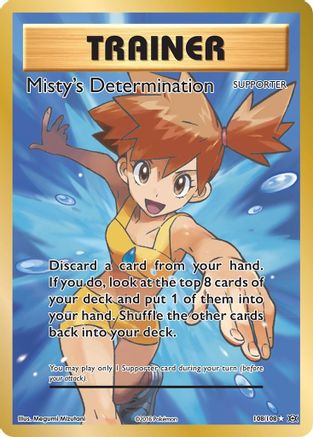 Image of Misty's Determination (108/108) [XY: Evolutions]
