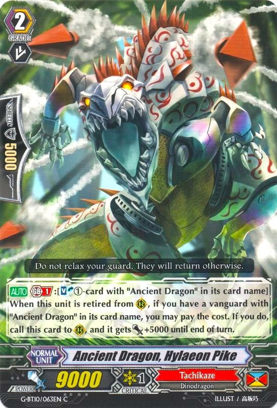 Image of Ancient Dragon, Hylacon Pike (G-BT10/063EN) [Raging Clash of the Blade Fangs]