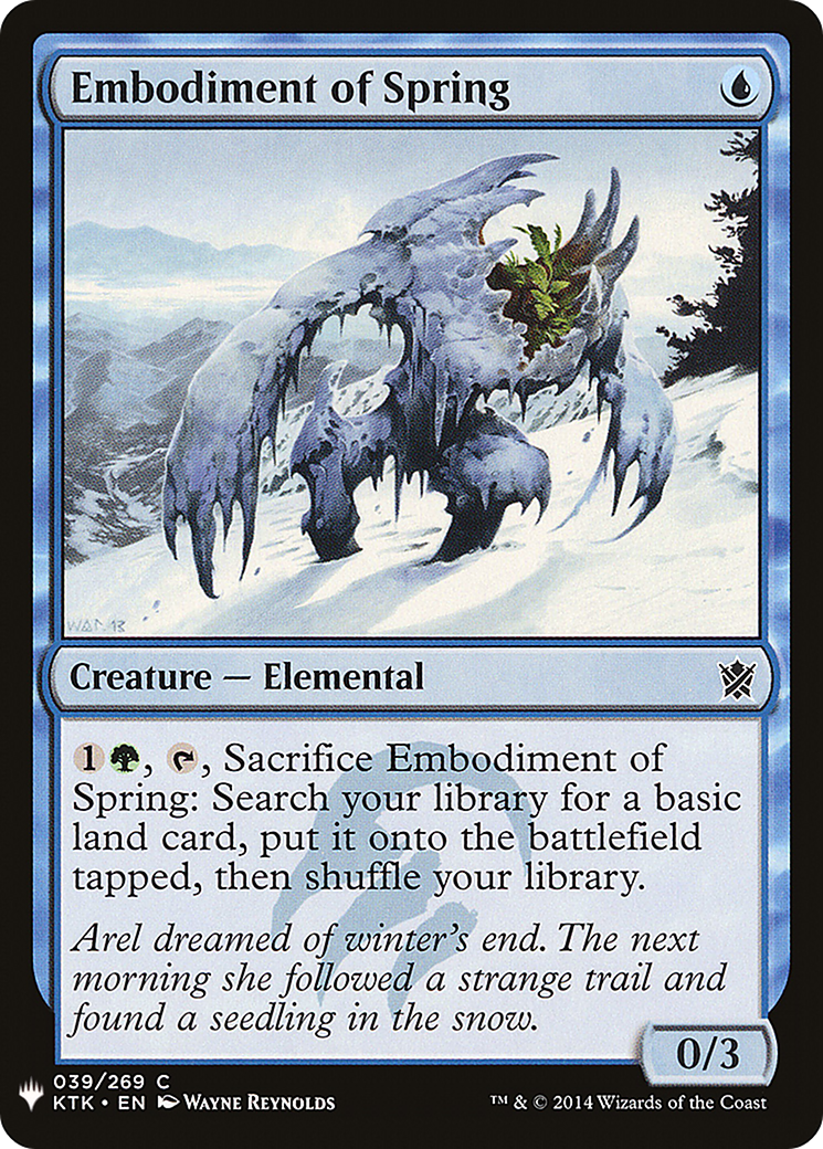 Image of Embodiment of Spring [Mystery Booster]