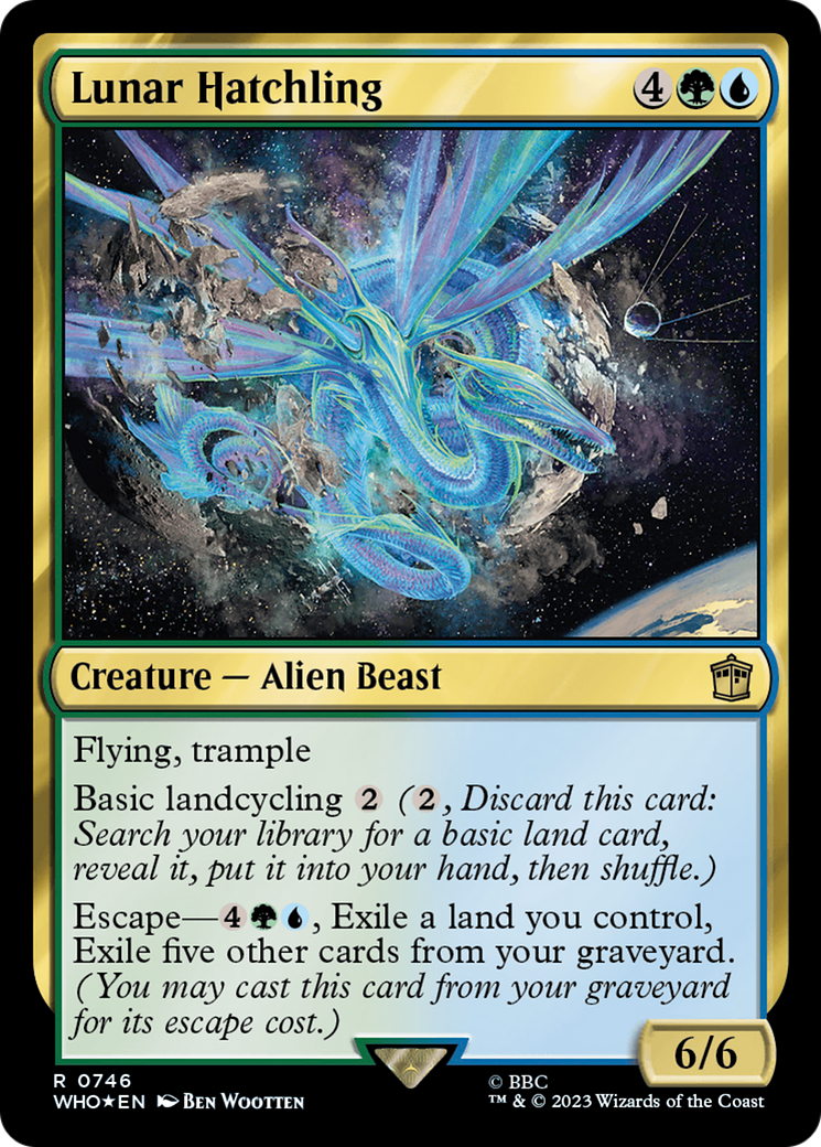 Image of Lunar Hatchling (Surge Foil) [Doctor Who]