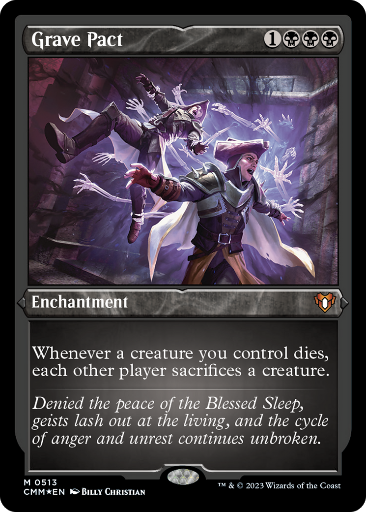 Image of Grave Pact (Foil Etched) [Commander Masters]
