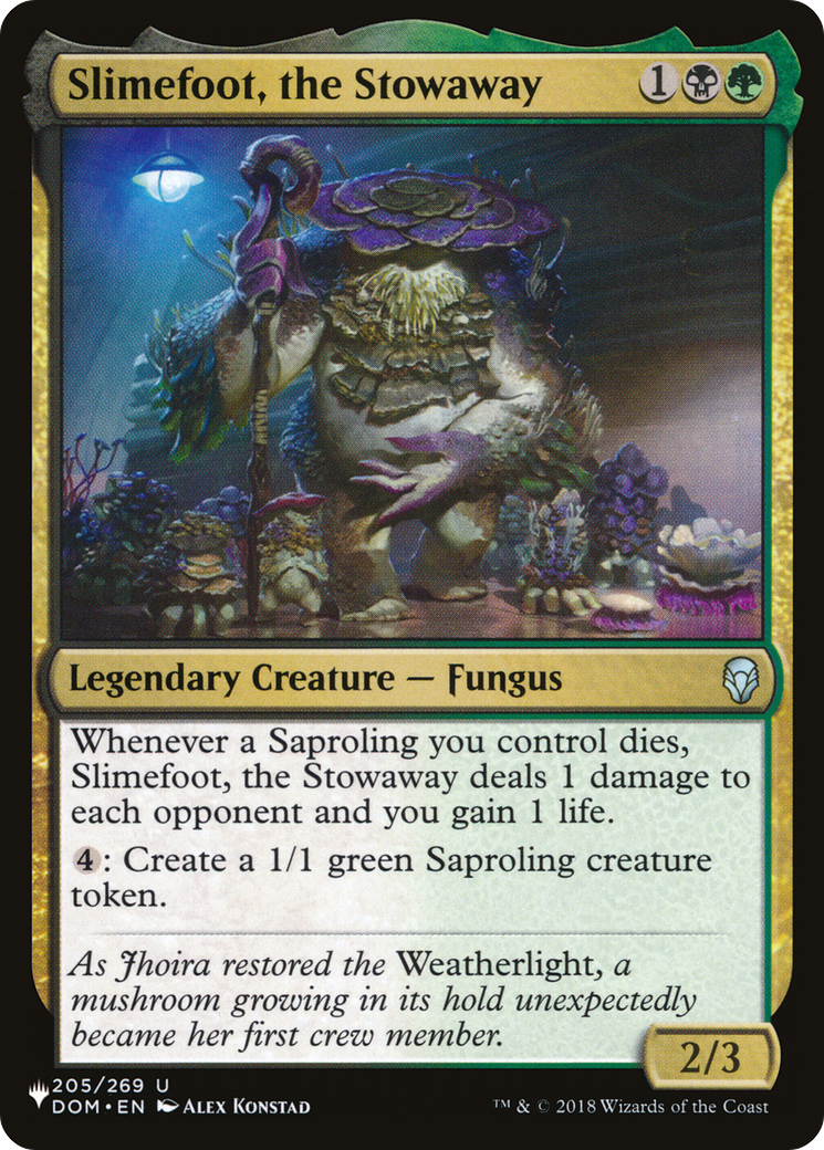 Image of Slimefoot, the Stowaway [The List]