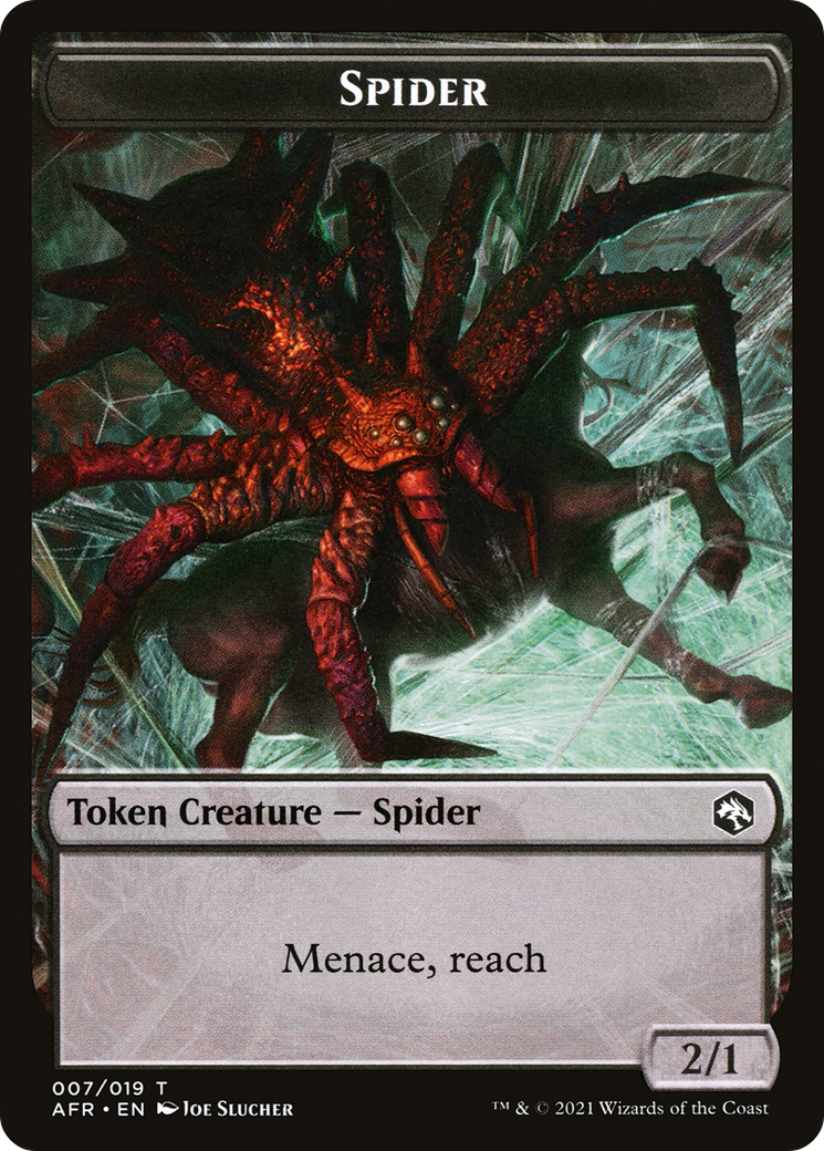 Image of Spider Token [Dungeons & Dragons: Adventures in the Forgotten Realms Tokens]