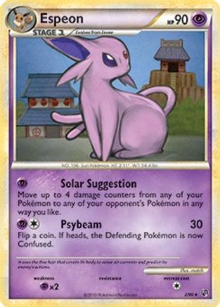 Image of Espeon (2/90) (Theme Deck Exclusive) [HeartGold & SoulSilver: Undaunted]