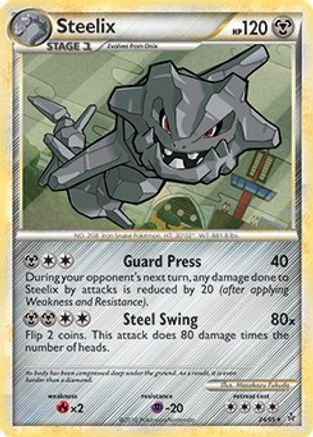 Image of Steelix (24/95) (Theme Deck Exclusive) [HeartGold & SoulSilver: Unleashed]