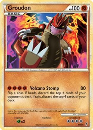 Image of Groudon (6/95) (Theme Deck Exclusive) [HeartGold & SoulSilver: Call of Legends]