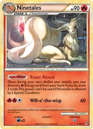 Image of Ninetales (17/95) (Theme Deck Exclusive) [HeartGold & SoulSilver: Call of Legends]
