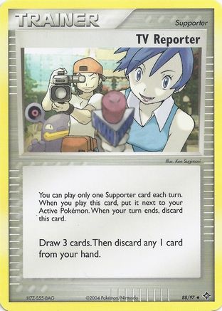 Image of TV Reporter (88/97) [EX: Battle Stadium]