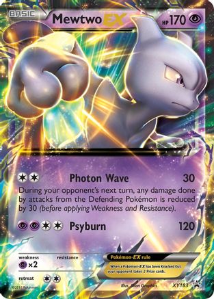 Image of Mewtwo EX (XY183) [XY: Black Star Promos]