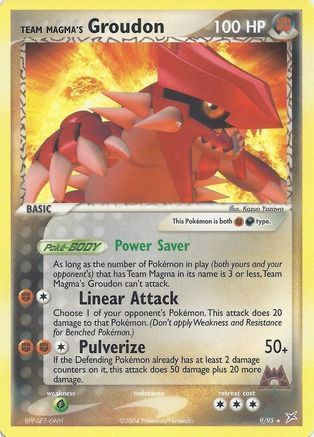 Image of Team Magma's Groudon (9/95) (Theme Deck Exclusive) [EX: Team Magma vs Team Aqua]