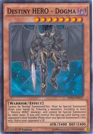 Image of Destiny HERO - Dogma [DESO-EN011] Super Rare