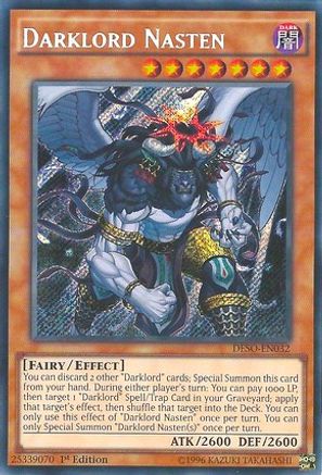 Image of Darklord Nasten [DESO-EN032] Secret Rare