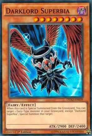 Image of Darklord Superbia [DESO-EN039] Super Rare