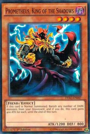 Image of Prometheus, King of the Shadows [DESO-EN047] Super Rare