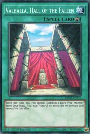 Image of Valhalla, Hall of the Fallen [DESO-EN055] Super Rare