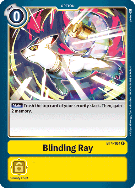 Image of Blinding Ray [BT4-104] [Great Legend]