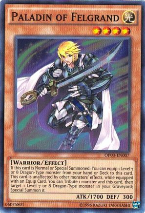 Image of Paladin of Felgrand [OP03-EN007] Super Rare