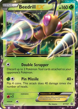 Image of Beedrill EX (XY157) [XY: Black Star Promos]