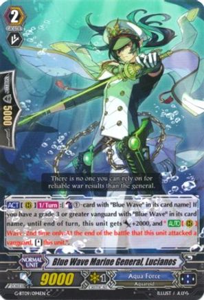 Image of Blue Wave Marine General, Lucianos (DIVINE DRAGON CAPER)