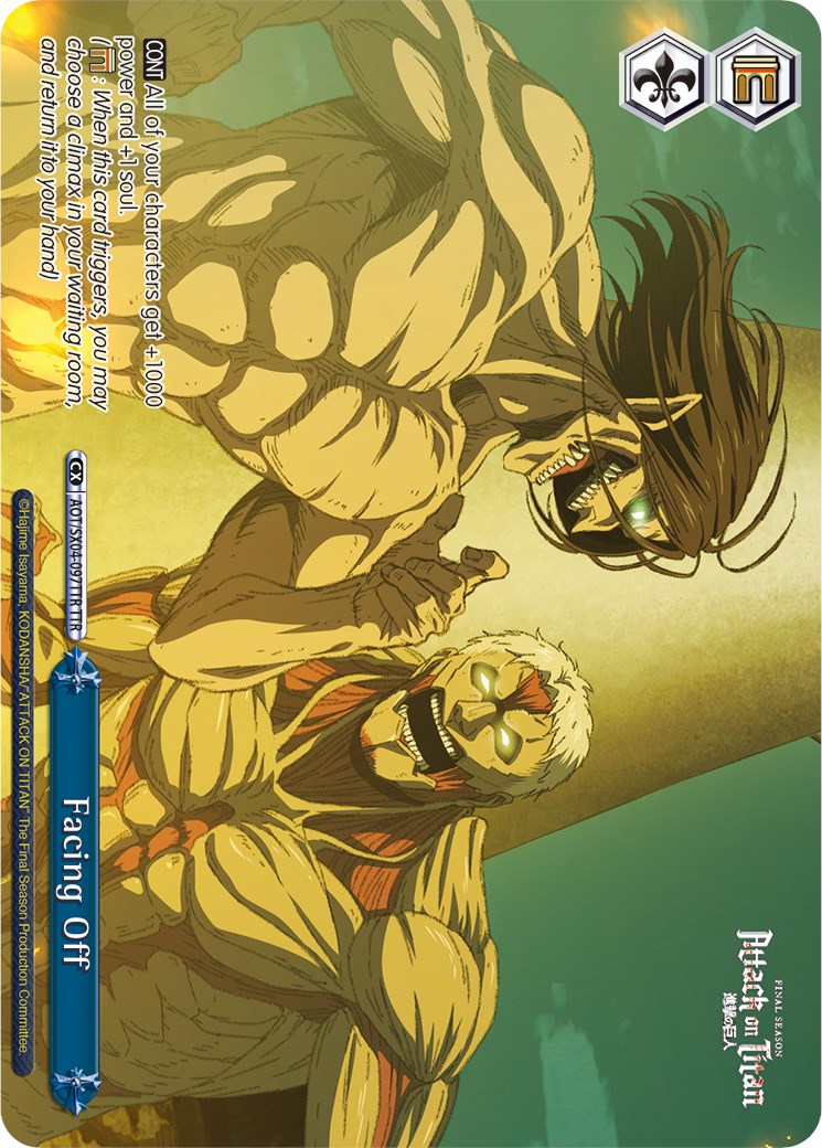 Image of Facing Off (Foil) [Attack On Titan: Final Season]