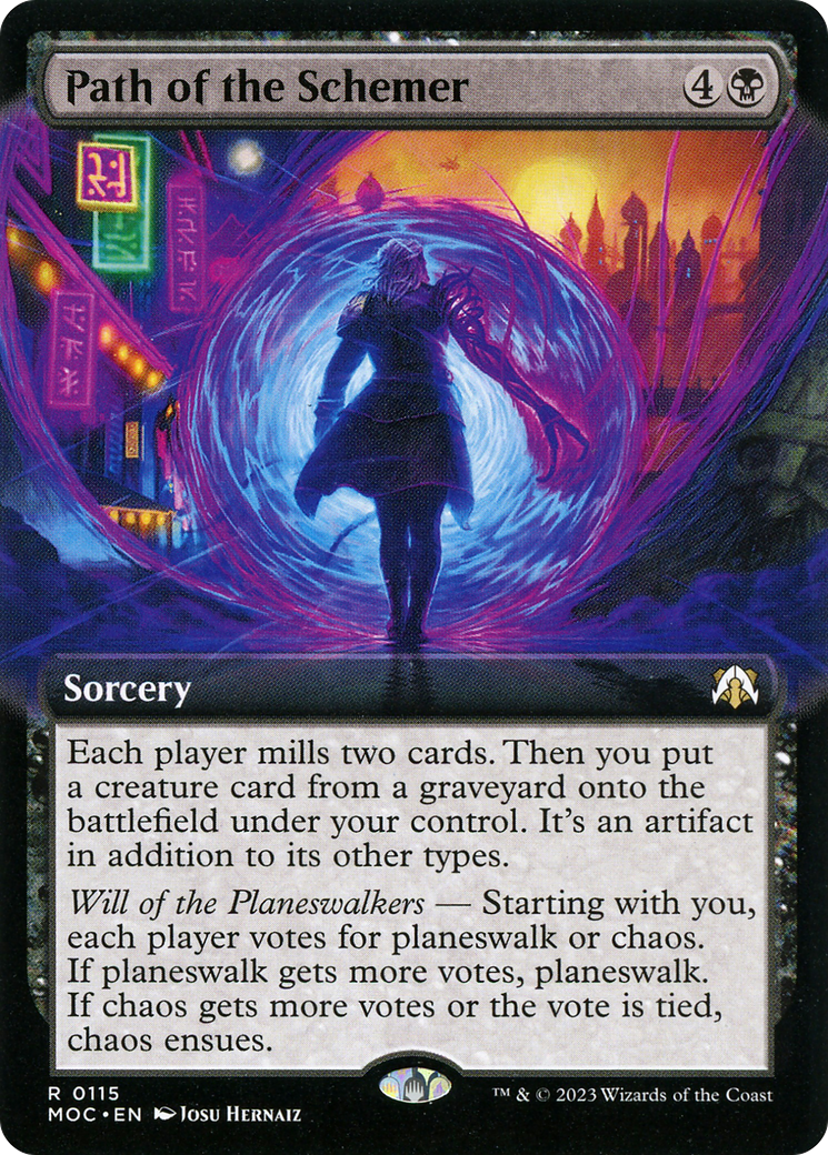 Image of Path of the Schemer (Extended Art) [March of the Machine Commander]