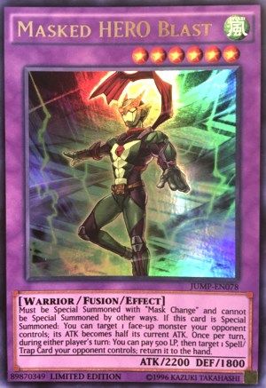 Image of Masked HERO Blast [JUMP-EN078] Ultra Rare