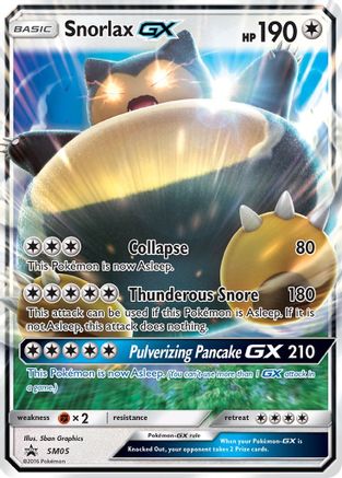 Image of Snorlax GX (SM05) [Sun & Moon: Black Star Promos]