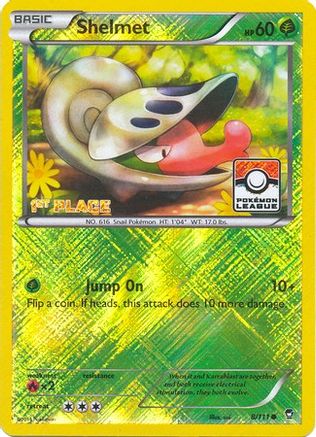 Image of Shelmet (8/111) (League Promo 1st Place) [XY: Furious Fists]