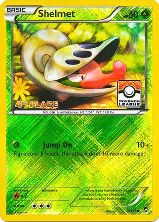 Image of Shelmet (8/111) (League Promo 4th Place) [XY: Furious Fists]