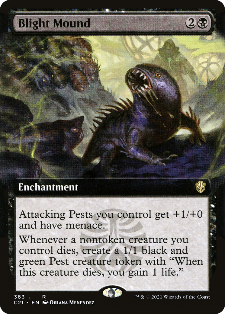Image of Blight Mound (Extended Art) [Commander 2021]
