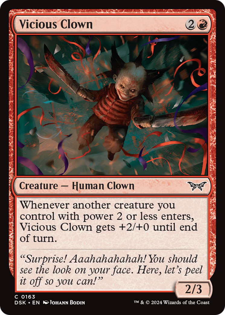 Image of Vicious Clown [Duskmourn: House of Horror]