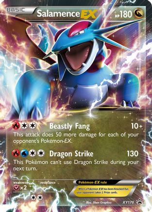 Image of Salamence EX (XY170) [XY: Black Star Promos]