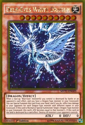 Image of Deep-Eyes White Dragon [MVP1-ENG05] Gold Rare
